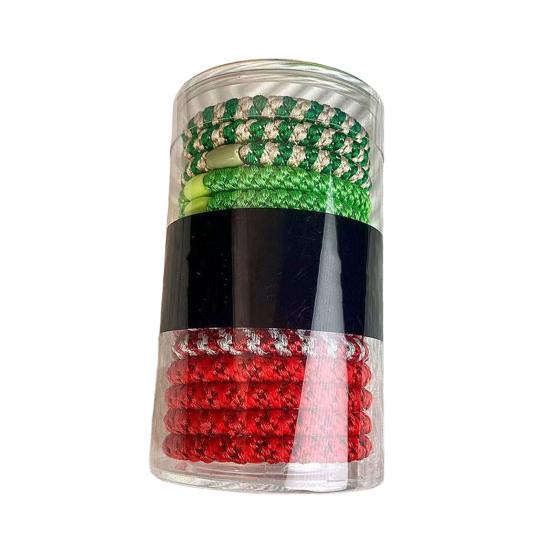 Hair Band 15Pcs High Elasticity Ropes, Thick Rubber Bands, Super Grip Non-deforming Rope No Slip Ties, Tangle Accessories for Running Climbing