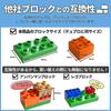 Buy more basic parts! Bulk set of basic parts, high value, compatible with Duplo, classic blocks, and Anpanman blocks. Sunwards (regular color, 50 pie