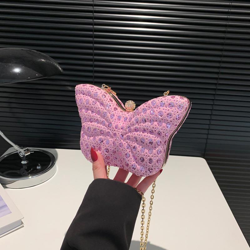 Trendy Butterfly Shaped Mini Shoulder Bag 2023 Design Chic Chain Box Bag