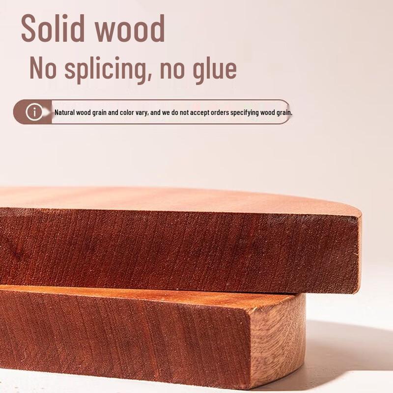 MAXCOOK Ebony Wood Round Cutting Board