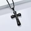 European and American Retro Personalized Stainless Steel Cross Item Trendy Fashion Wear Titanium Steel Pendant