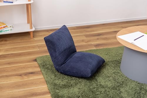 Azumaya-kk Kakkun Recliner, Navy, 38cm Wide X 38-45cm Deep X 36cm High, RKC-627NV