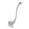 Swan Shape Toilet Brush with Holder & Extended Handle Plunger Set Soft Dense Bristles for Deep Cleaning Bathroom Stains