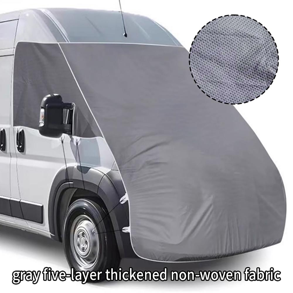 

Caravan Motorhome Bonnet Cover Bra Leaf Car Protector Tailgate Sunshade and Rain Awning Tent Anti-Tear Waterproof Mosquito Proof