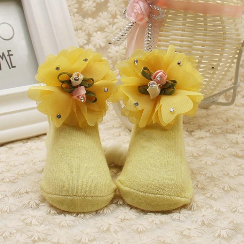 Kleinkinder Säuglinge Baumwolle Knöchel Schleife Socken Baby Mädchen Prinzessin Bowknot Socke Schuhe