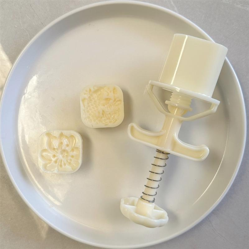 Dessert Molds Flower Fish Shape Cake Molding Cake Pressing Molds ABS Texture Present for Professional Baking People
