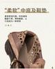 Johnature Genuine Leather Women Shoes Soft Sole Hollow-out Summer Boots Vintage Versatile Breathable Sandals