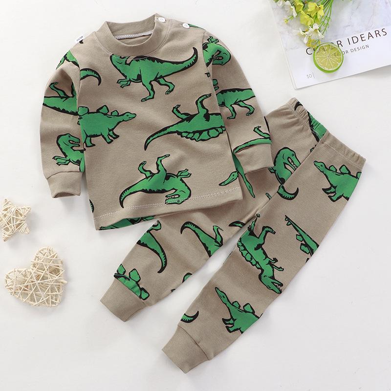 2025 Kids' Pure Cotton Underwear & Pajama Set for Boys & Girls - Autumn Wear