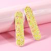100PCS 9cm Mini Colorful Nail File Double Sided Emery Boards Small Nail File Trimming Tool Manicure Pedicure Tools Wholesale