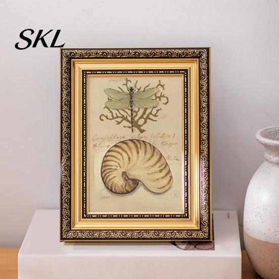 Cornice per Foto Decorativa 5/6/7/8/10 pollici A4 Foto Vintage con Fronte in Acrilico, Supporto da Tavolo Decorazione per Tavolo, Casa Famiglia Ufficio
