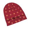 ZLIENSZUS Adults' Retro Knit Hat - Red Flat Print Fashionable Suitable for City Walks, Casual Outfits & Casual Attire, Stylish for &, Versatile for We