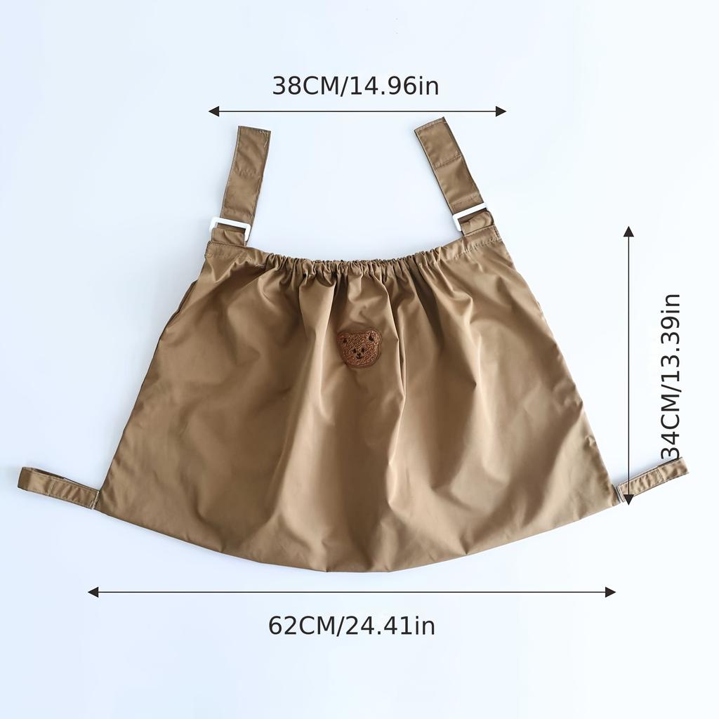 Nylon Tote Mommy Bag for Carrying Baby Bottles, Stroller Storage Hanging Bag, Baby Stroller Storage Bag