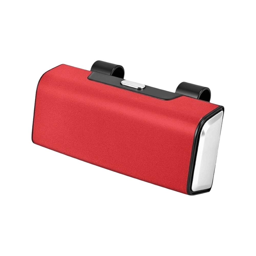 PU Leather Sun Visor Glasses Holder Glasses Protection Storage Box  Can Store AI Glasses