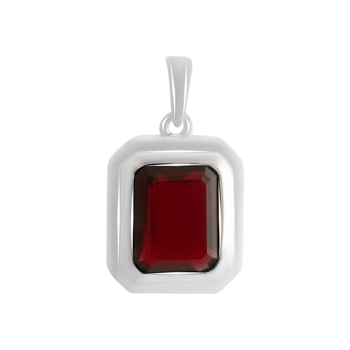 

Серебряная подвеска с гранатом 3.063ct (2181477) темні цукерки apple червоний колір