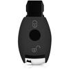 Kwmobile Accessoire clé de voiture pour Mercedes Benz - Coque pour clef de voiture Mercedes Benz (Keyless Go uniquement) 2-Bouton en
