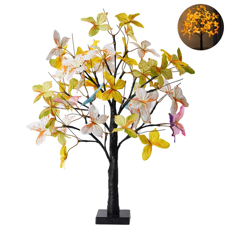 

Светодиодный светильник Tree Sheap, атмосферная лампа, гостиная, спальня, магазин, украшение Green теплый белый