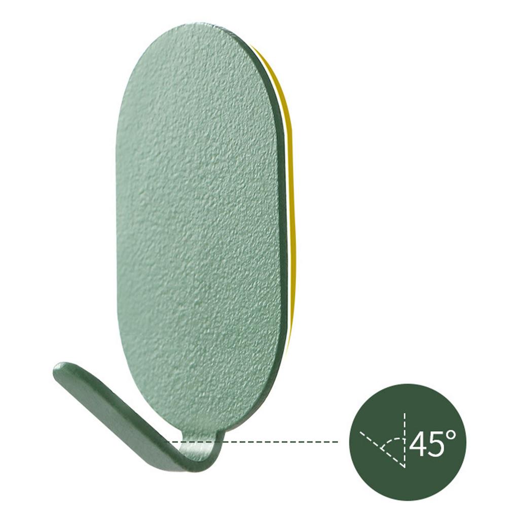 8 szt. Haczyki samoprzylepne Proste Nowoczesne Mocne Trwałe Metalowe Bezpieczne Wielofunkcyjne Haczyki na płaszcze do domu łazienki biura