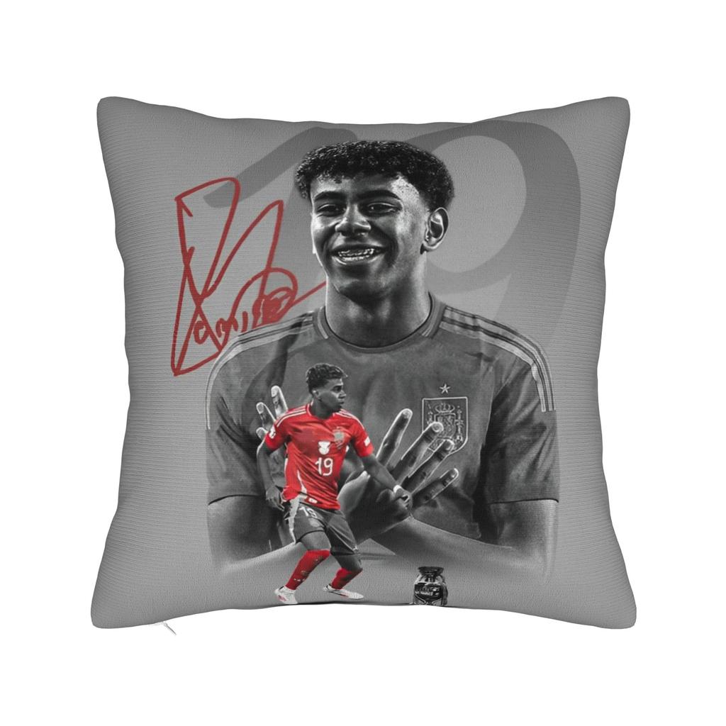 Federa Decorativa Lamine Y-Yamal Merch Letto Stella del Calcio Cuscino da Lancio Custodia Copertura Dropshipping Multimisura