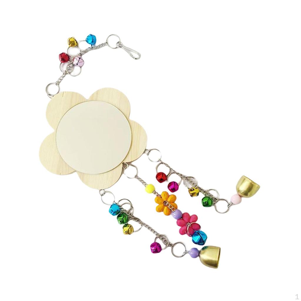 Hühner-Spiegelspielzeug, Tier-Spielzeug Robust mit Kette von Bunt