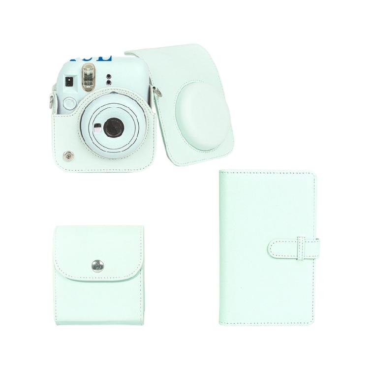 

Camera Case Protector With 108 Slot Photo Storage Album Portable Carry Design for Mini12 Camera Daily Carry Use зелёный