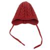 Cappello a Cuffia con Pompon in Stile Coreano 'Cat Brother' Personalizzato per Bambini e Bambine - Caldo Cappello Invernale in Lana Retrò