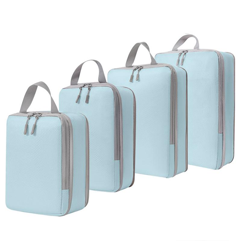 Portable Travel Compression Packing Cubes Bag Waterproof Organizer Bags Suitcase Clothes Organizers Handbag Travel Bag