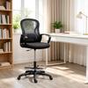 Height-adjustable Swivel Office Chair with Mesh Cover and Footrest, Office Chair for Workplace (only with 1pcs Office Chair)