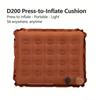 Extremely thin 2.75 In Depth Push To Fill Inflatable Seat Pad For Hiking Backpacking With Mini 5x8x10cm Carry Size