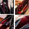 Luxury Bag Insert Felt Purse Organizer Size Inner Liner Bag With Side Zipper Portable Shaper Divider For Crossbody Shoulder Bag