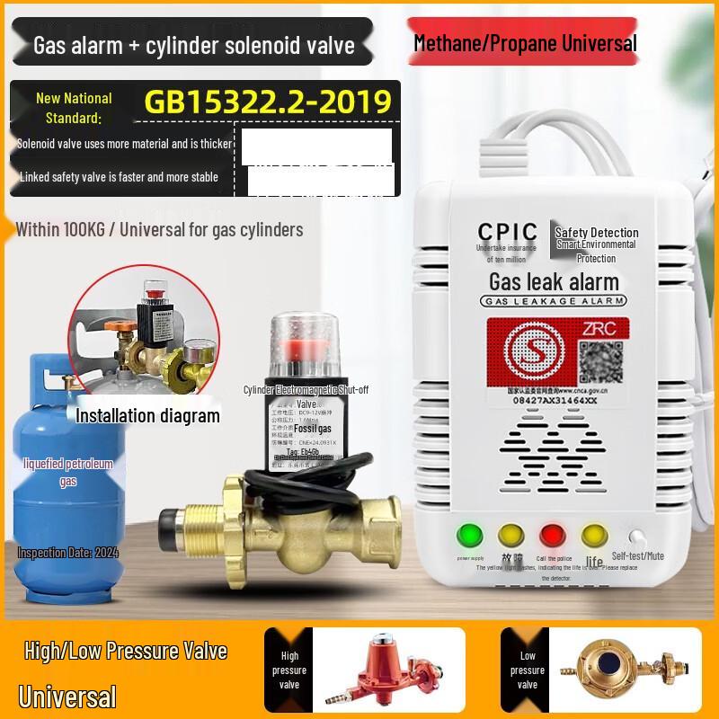 Miling LPG Gas Alarm System with Robotic Shut-off Valve