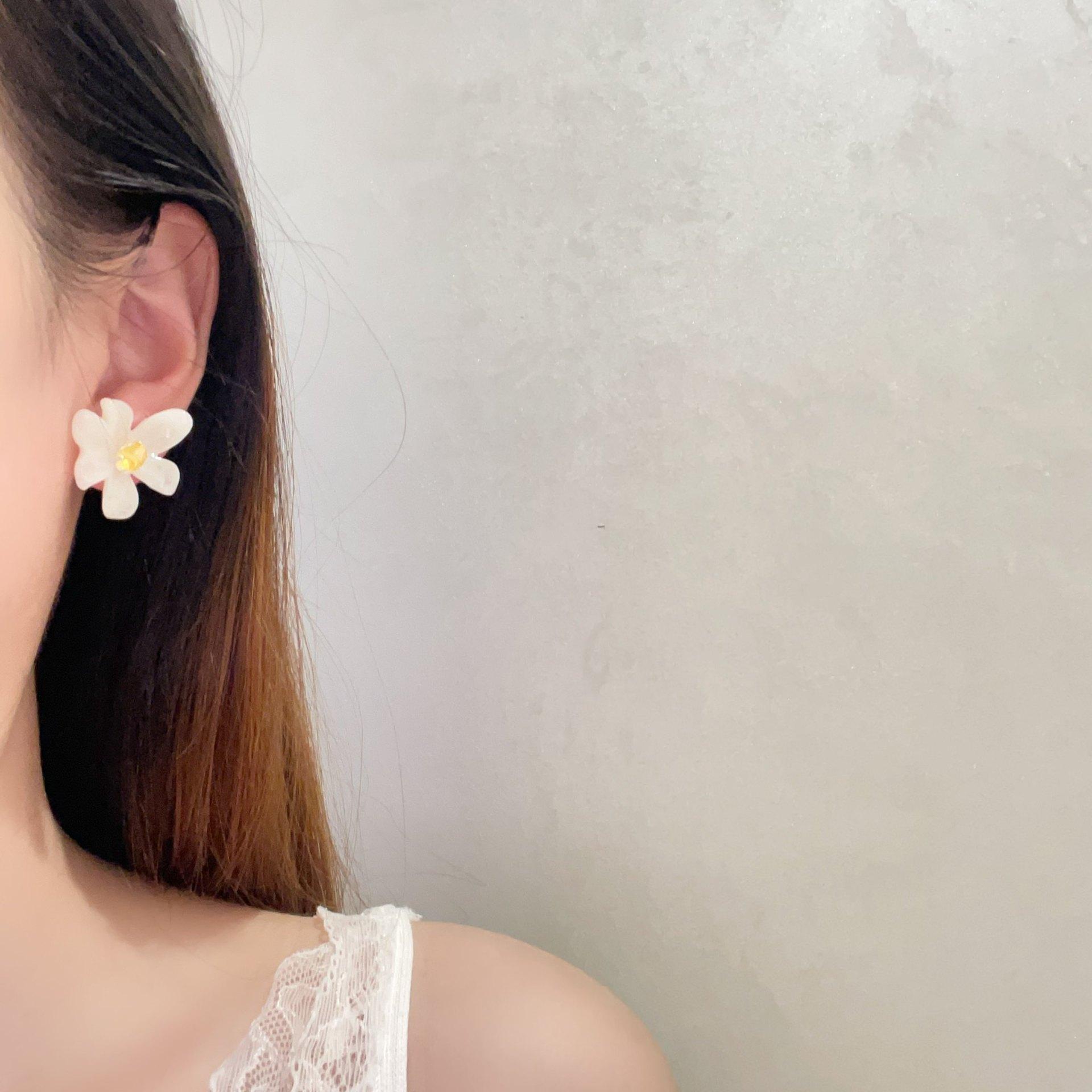 Flower Earrings Vacation Style 2026 New Elegant Jewelry