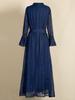 2025 Middle Eastern Muslim Women's Embroidered Dress - New Arabic Dubai Style Robe