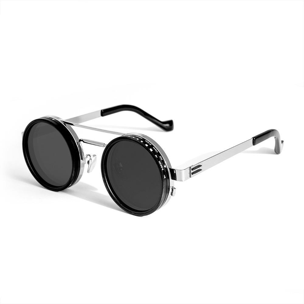 ND2-400 Adjustable Dimming Glasses 9 Level Sun Glasses Fashion Polarized Sunglasses  Driving