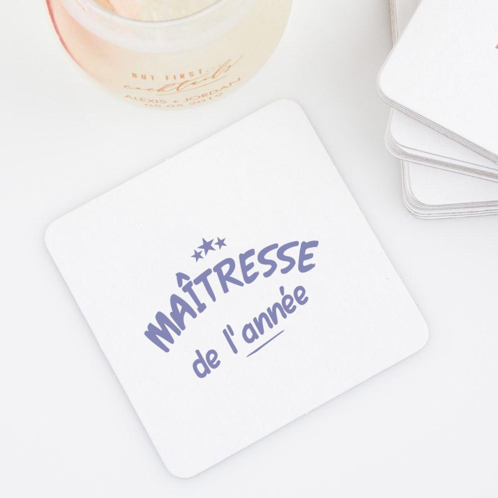 

Я ХОЗЯЙКА Квадратная эмалевая подставка для стакана Подарок учителю Подарок на конец года Подставка под стакан Настольный коврик для напитка Сюрприз для учителя 10x10cm