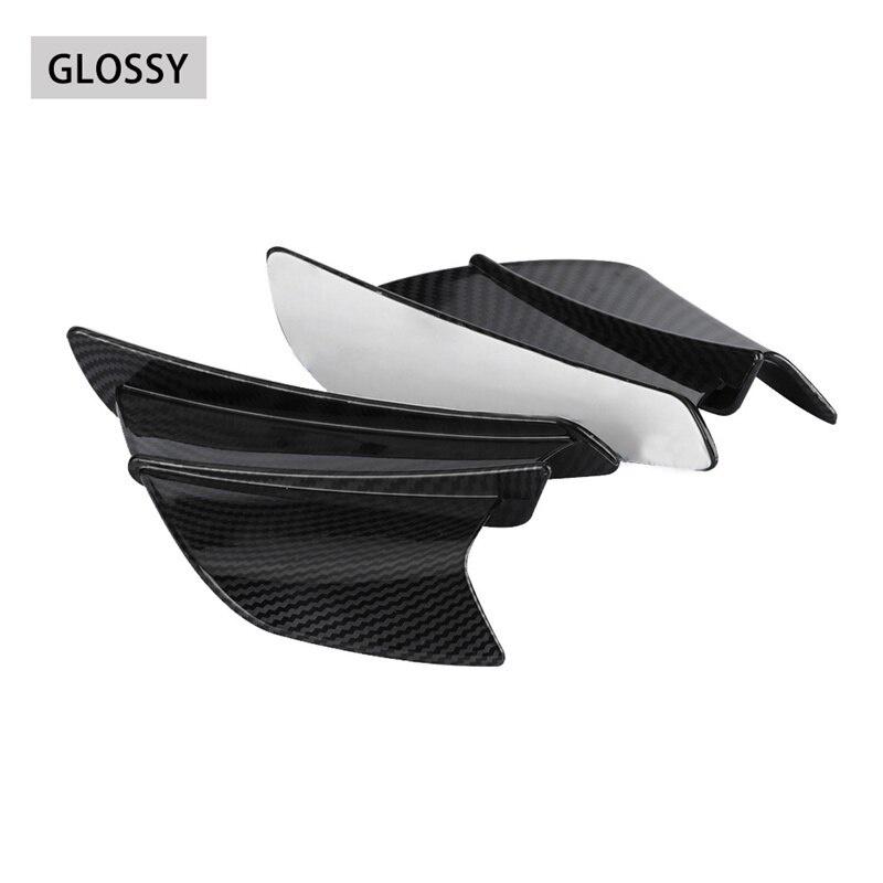 

2 шт. Универсальные мотоциклетные винглеты Дефлектор воздуха Мотоциклы Установлены Для Ветрового стекла Винглет Аэродинамический комплект крыльев Спойлер