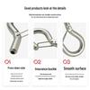 Steel Wire Rope Lock Feeder Safety Hook with Buckle for Picture Hanging