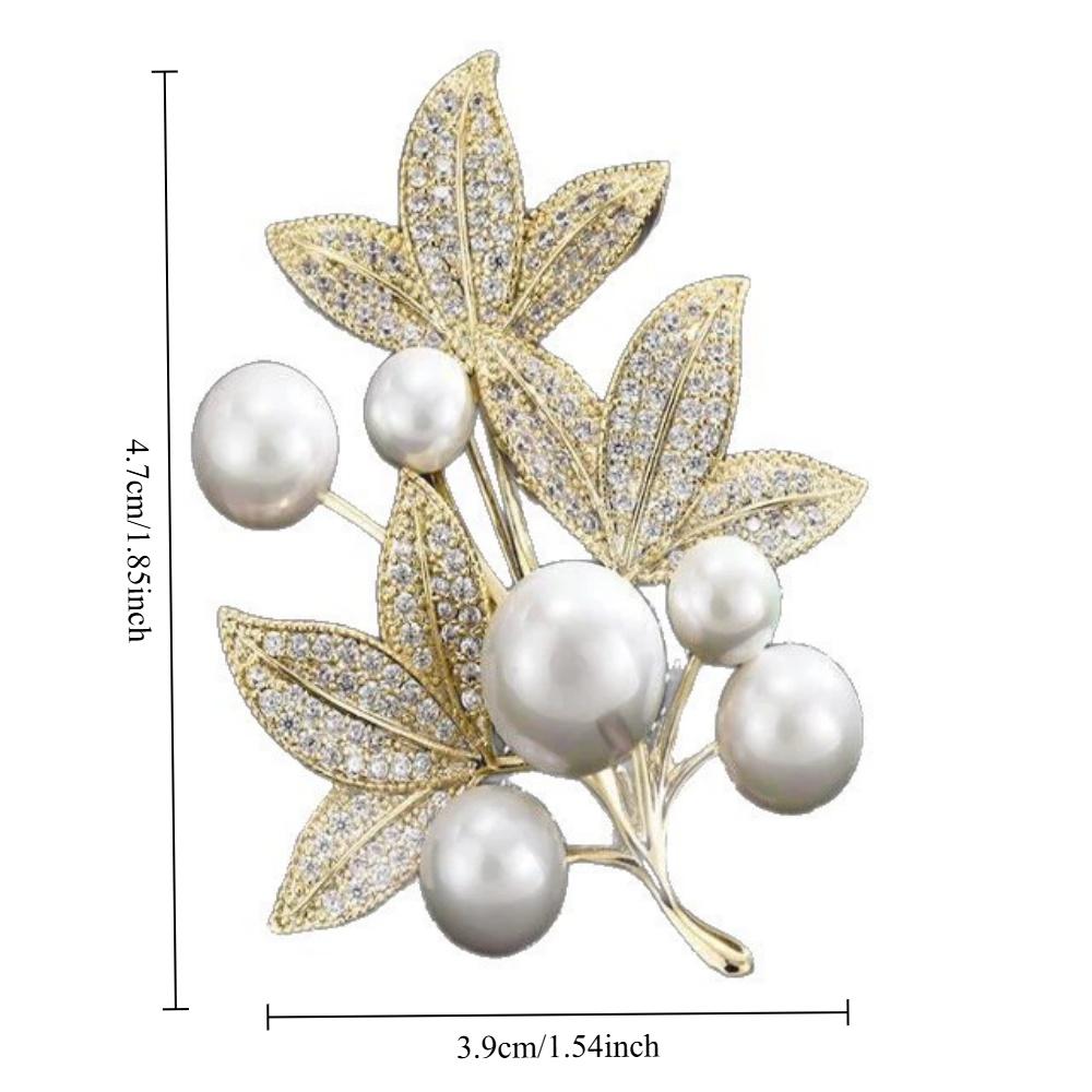 

New Fashionable Maple Leaf Brooch Exquisite Versatile Shirt Backpack Jewelry Accessories Birthday Party Wedding Matching Gifts