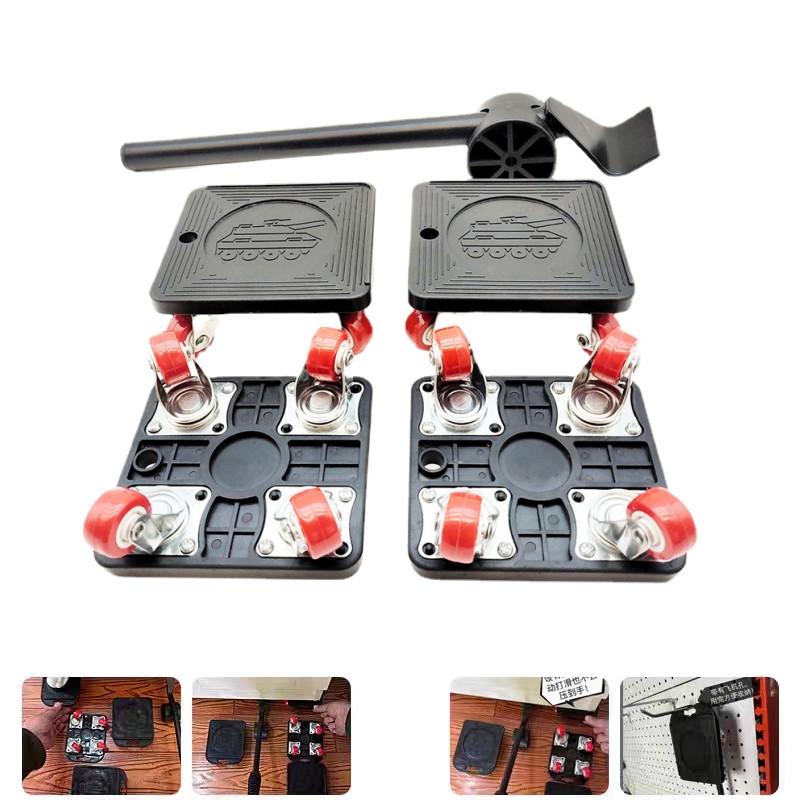 Furniture Mover Heavy Duty Furniture Lifter Enhanced Version Bearing 400Kg Furniture Moving Transport Roller Set Lifter Tools