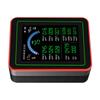 Air Quality Meter 18 In 1 CO2 TVOC HCHO PM2.5 PM10 Temp Humid Detect Tester Indoor Battery Powered Data Storage Black