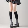 Simple Patchwork JK Lolita Socks Ins Over-knee Long Tube Stockings Japanese Style Hosiery Thigh High Stockings College