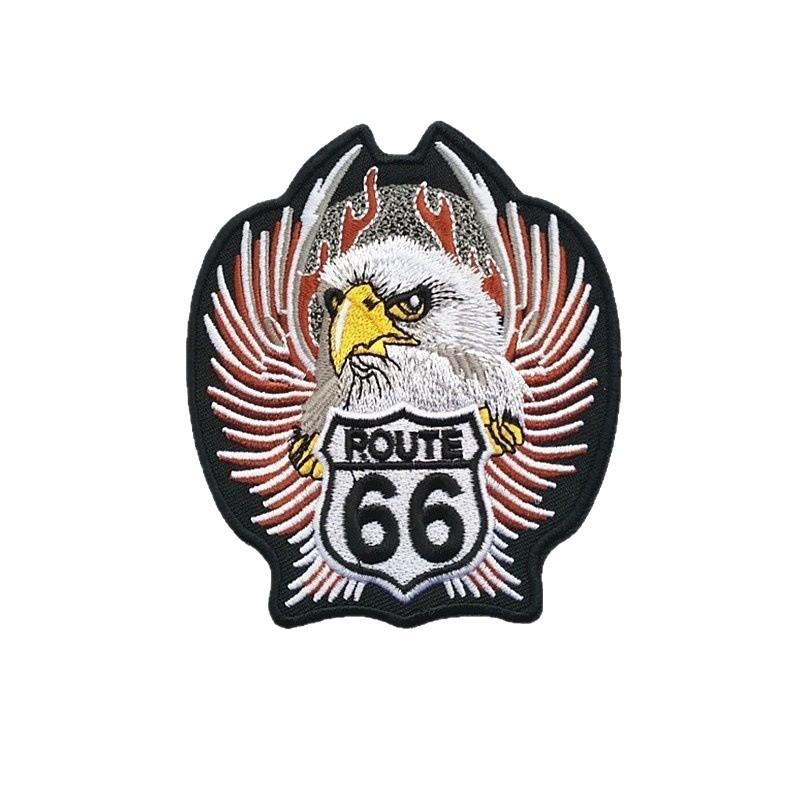 Animal Embroidery Patches for Clothes and Bags: Eagle and Monkey Designs