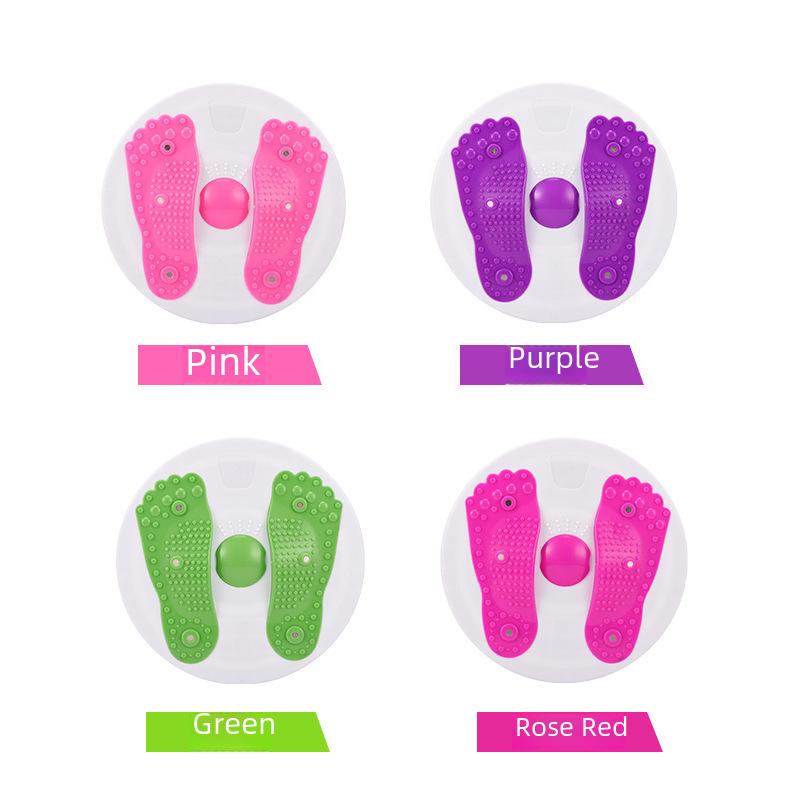 Magnetic Twisting Waist Disc with Pull Rope for Home Fitness and Slimming