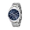 Attrazione Chronograph Edelstahl Blaues Zifferblatt Quarz R8853151005 Herrenuhr