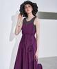 LENIC&MCCOY Waist String Crinkly Summer Long Dress Mm08Op003Hjy