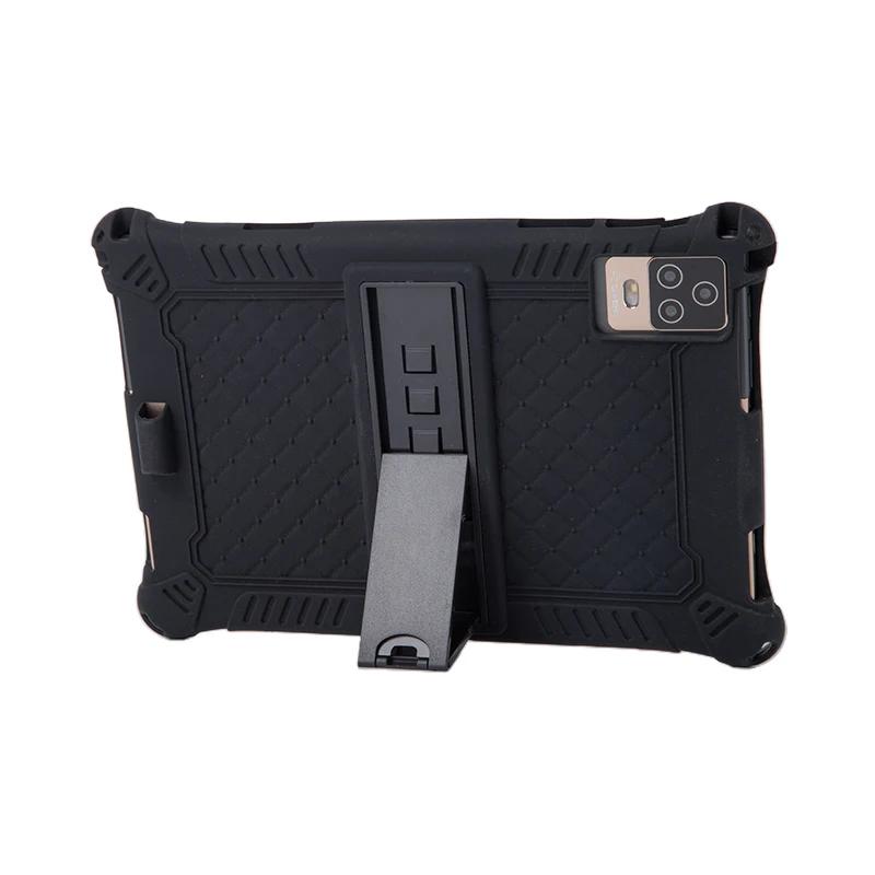 10.1 Universal Case Soft Silicone Tablet Funda for 10 10.1 Inch Android Tablet PC Shockproof Stand Cover Case L 9.57in W 6.42in