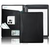 Padfolio Portfolio Organizer Legal Pad Holder Padfolio Folder Leather Portfolio Storage Clipboard Notepad with Cover for Letter Size A4 Writing Pad