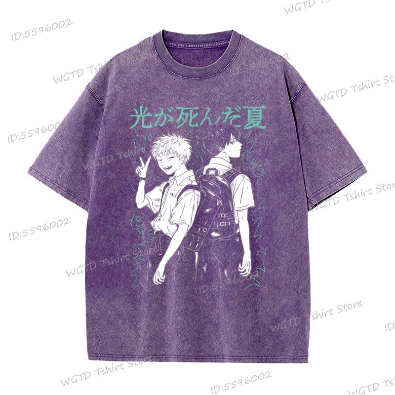 The Summer Hikaru Died Shirt Harajuku Fashion Street Cool T-Shirt Cotton Tee Men Women Anime Apparel Manga Vintage T Shirts