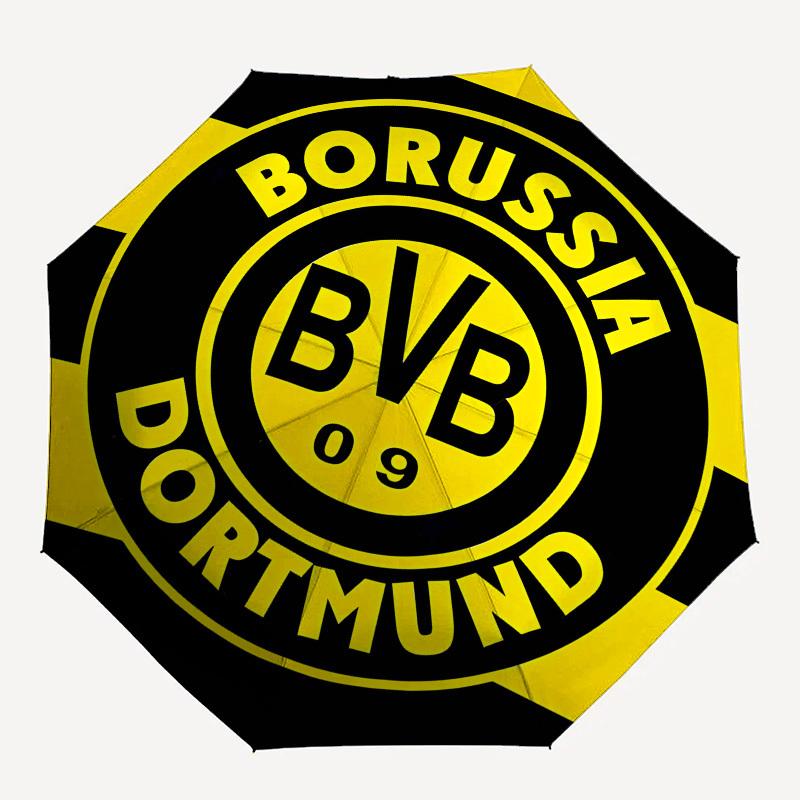 Borussia Dortmund, BVB Automatic Opening and Closing, 8 Rib Structure Portable Umbrella, Suitable for Men and Women In All Seasons  Perfect