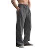 Spring and Autumn Men's Casual Trousers Loose Straight Pants Vertical Striped Medium High Waist Wide Leg Pants Men's