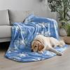 Snowflake Pattern Blanket Microfiber Flannel Cover Blanket Bedroom Living Room Sofa Soft And Comfortable Home Decoration